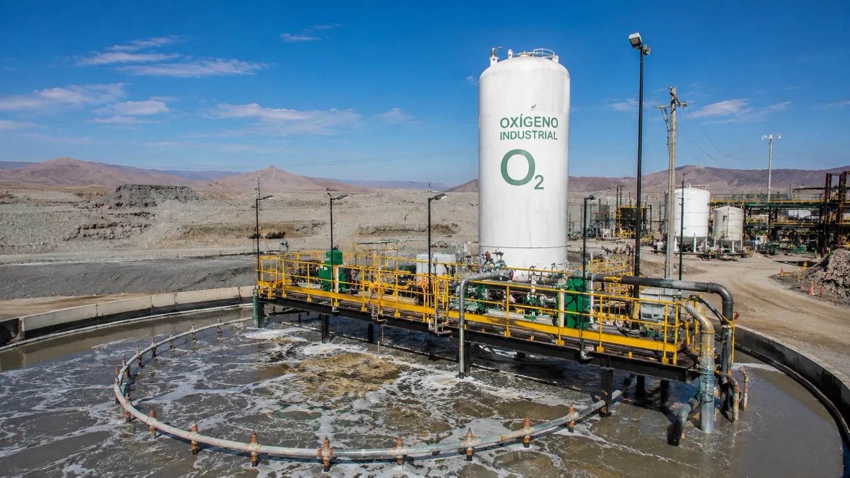 Oxígeno industrial gana espacio en la lixiviación de oro ante minerales de mayor complejidad