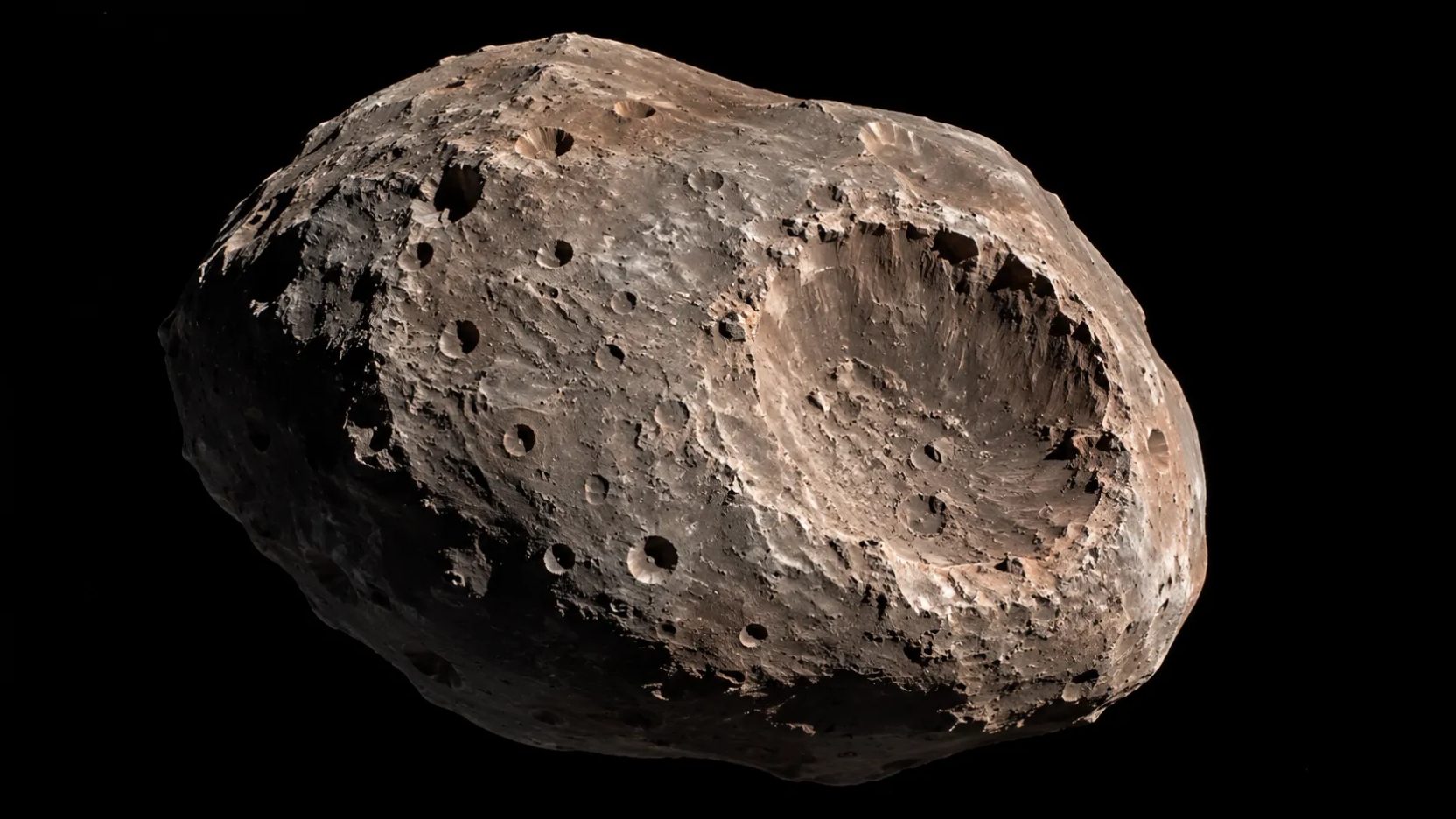La pequeña luna de Marte que tiene un cráter de nueve kilómetros: el impacto casi pudo destruirla