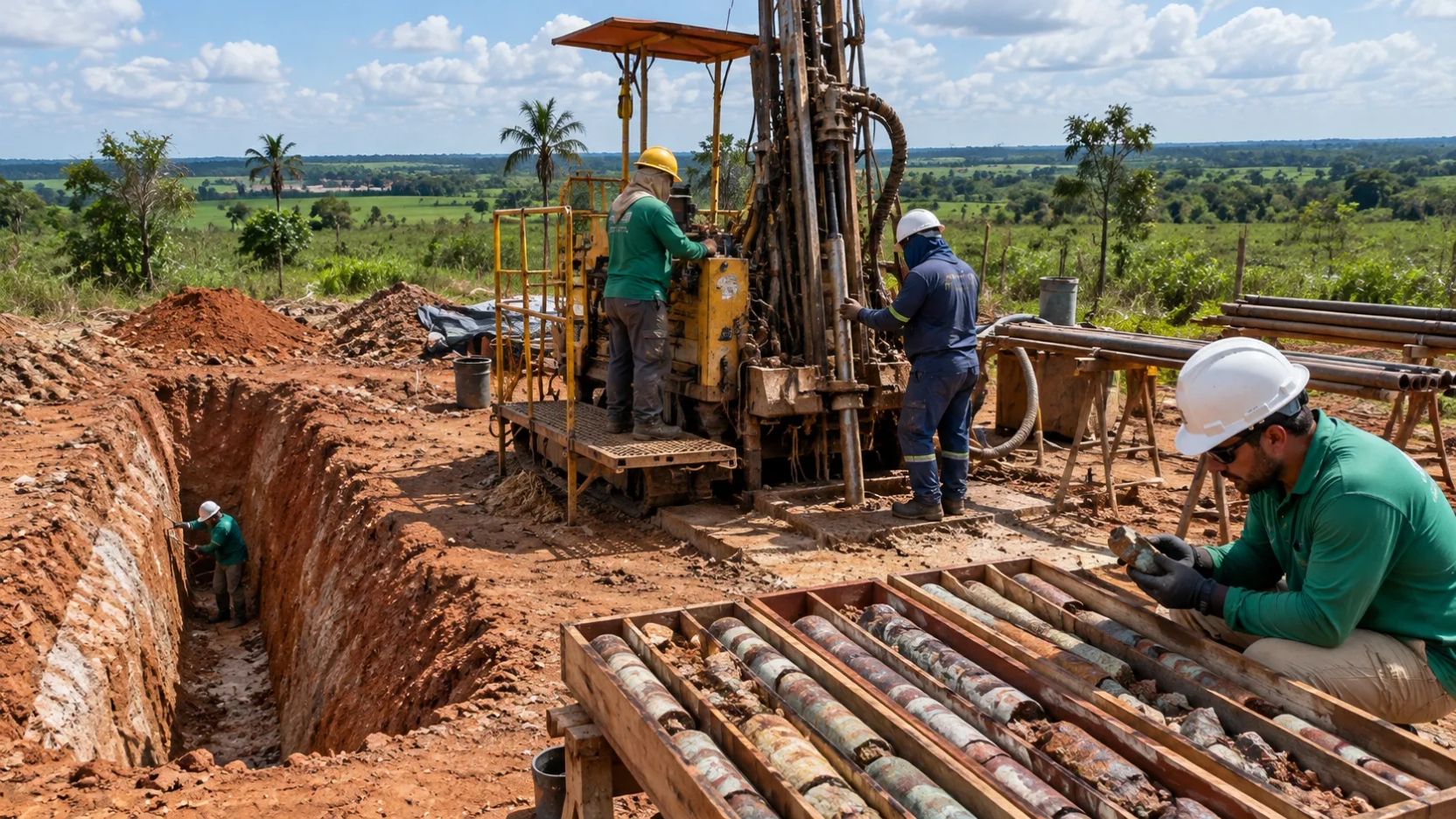 Altamira Gold intercepta 134 metros con 0,5 g/t de oro y amplía potencial del depósito Maria Bonita en Brasil