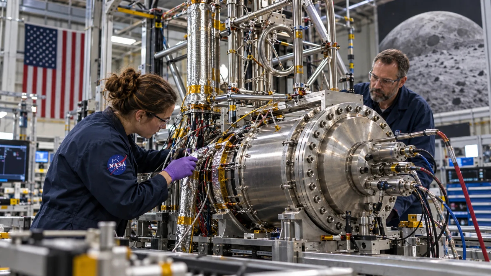 NASA y Departamento de Energía de EE.UU. impulsan tecnología nuclear para misiones espaciales y proyectan reactor lunar hacia 2030
