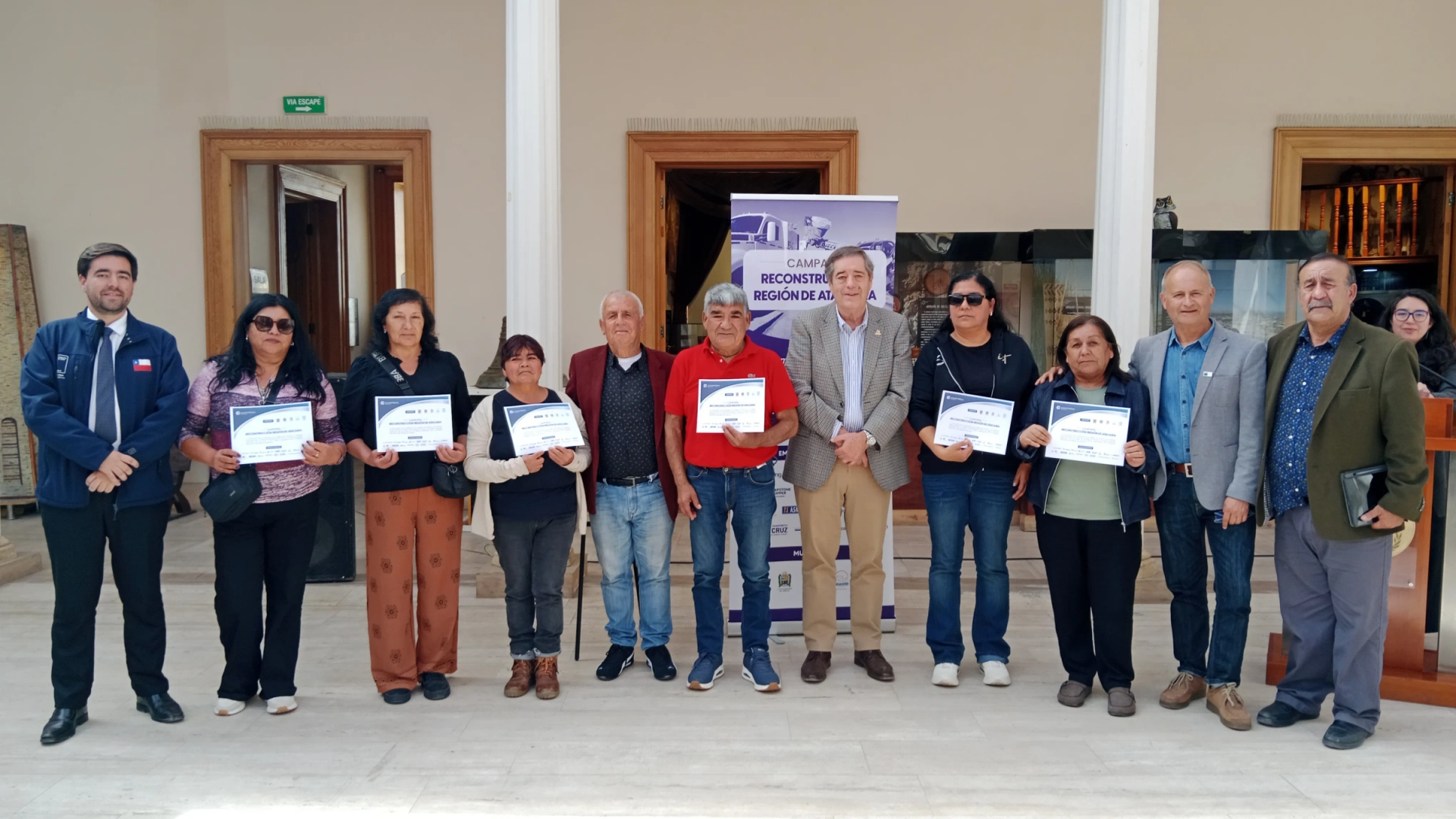 169 familias atacameñas reciben kits de reconstrucción tras campaña solidaria del sector privado