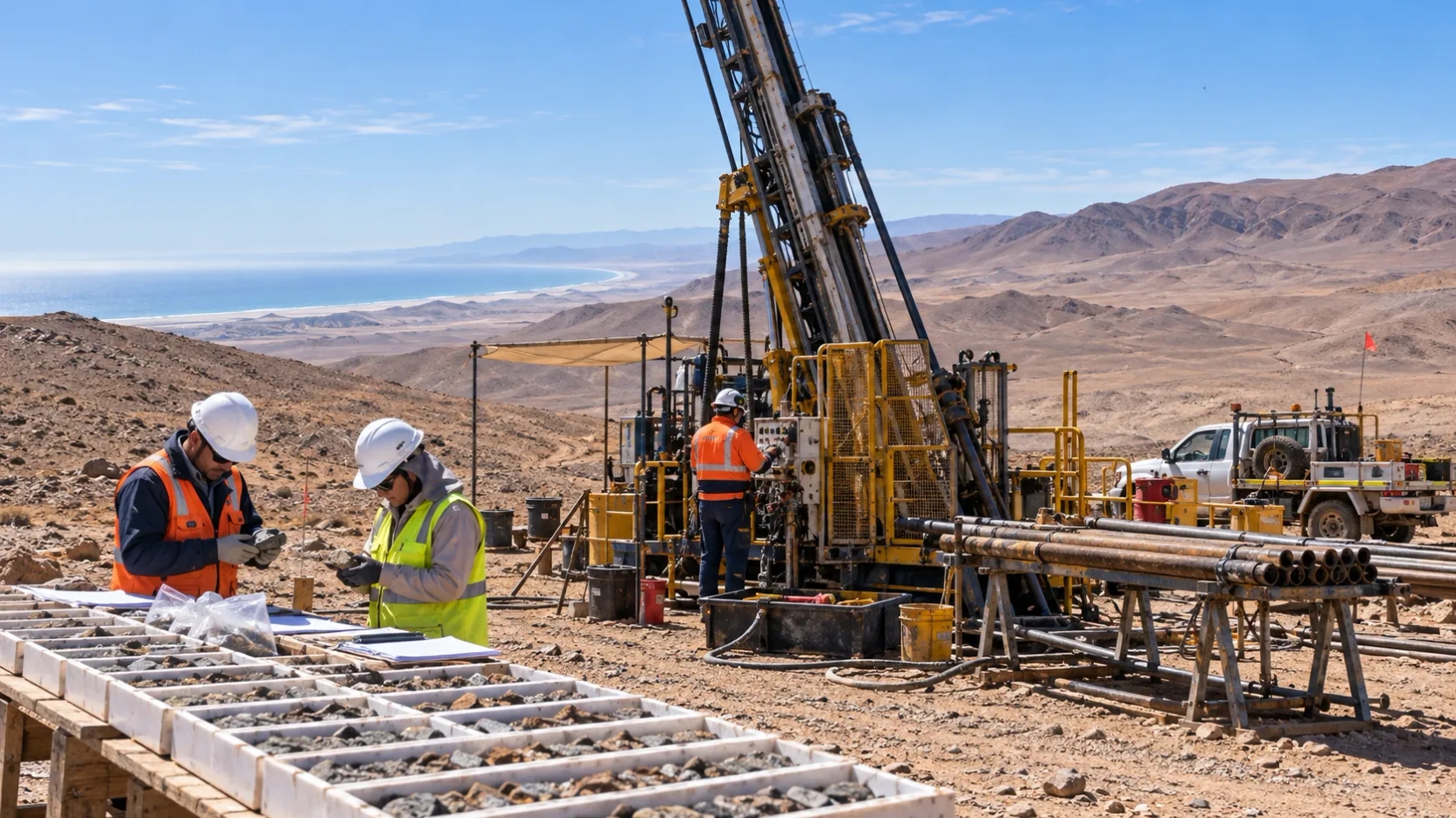 Hot Chili confirma segundo descubrimiento de cobre y oro en La Verde con intersección de 148 metros en Atacama