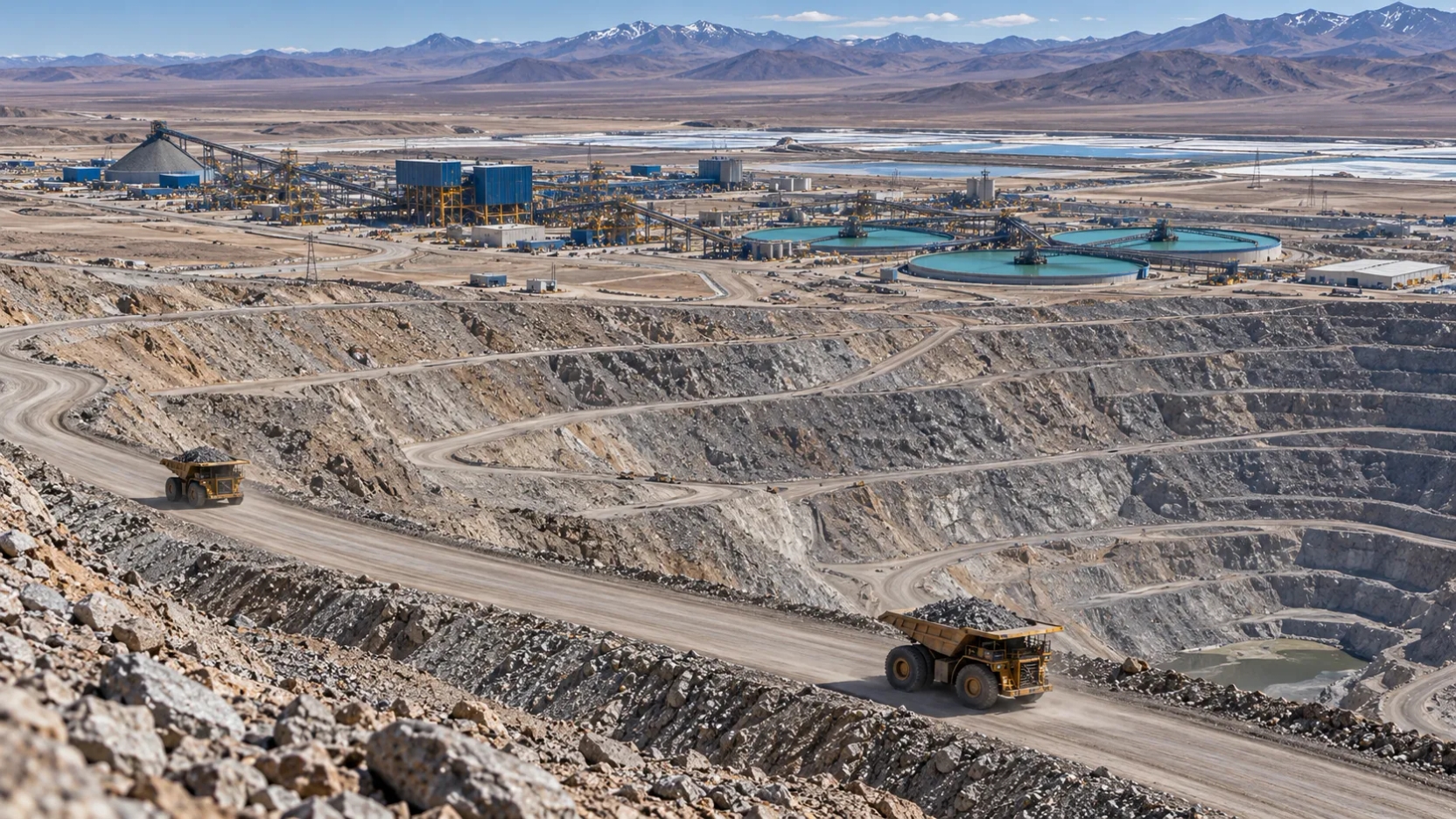 South32 aumenta 11% la producción de cobre equivalente en Sierra Gorda y avanza en expansión de US$725 millones