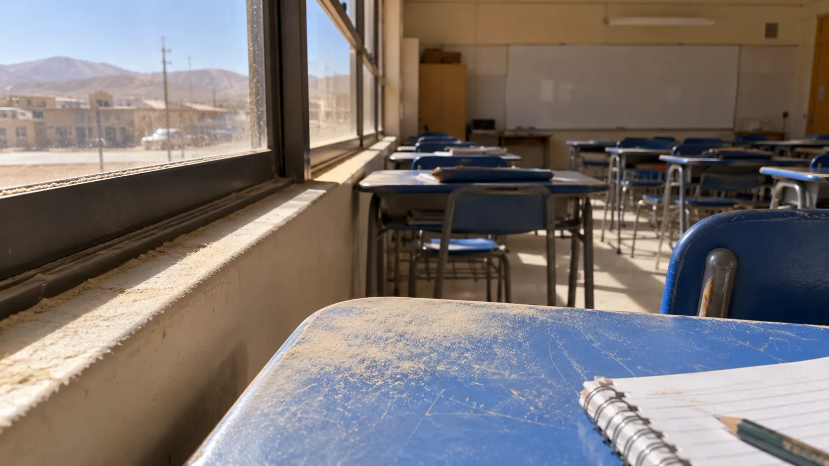 El polvo minero también entra a las salas de clases: el hallazgo en 38 colegios de Calama