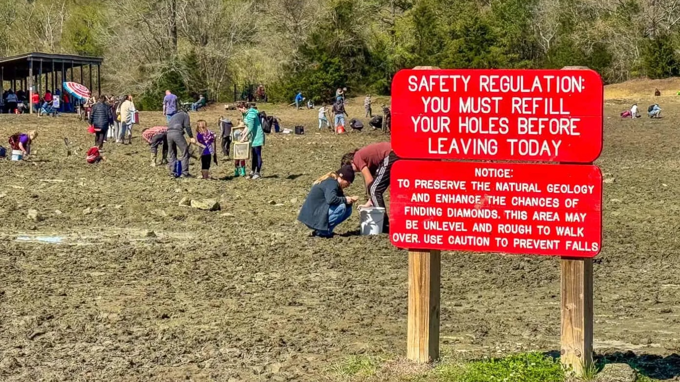 En este parque de Arkansas puedes encontrar un diamante y quedártelo