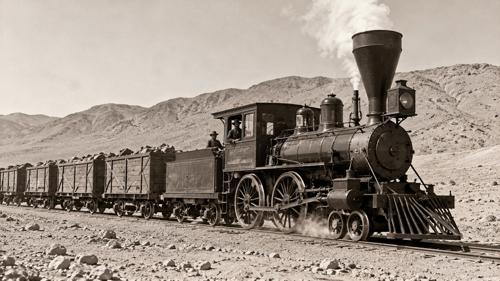 En 1851, Chile estrenó su primer ferrocarril para sacar minerales del desierto