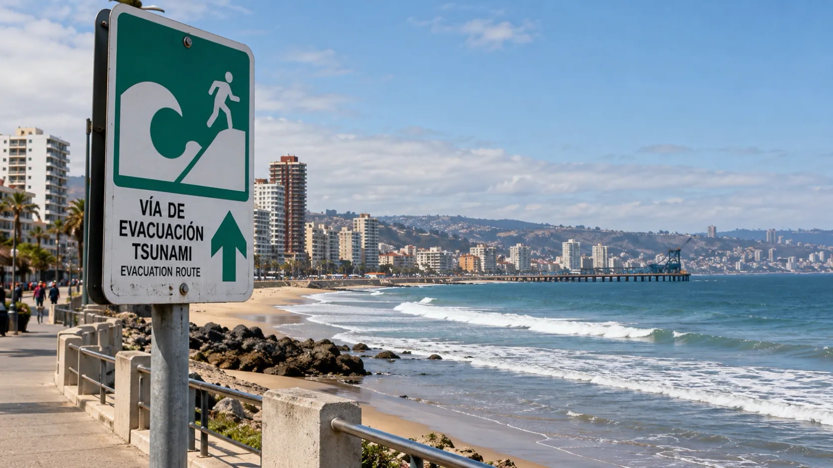 Tras un sismo en Chile, ¿por qué puede haber alerta de tsunami aunque el temblor haya sido breve?