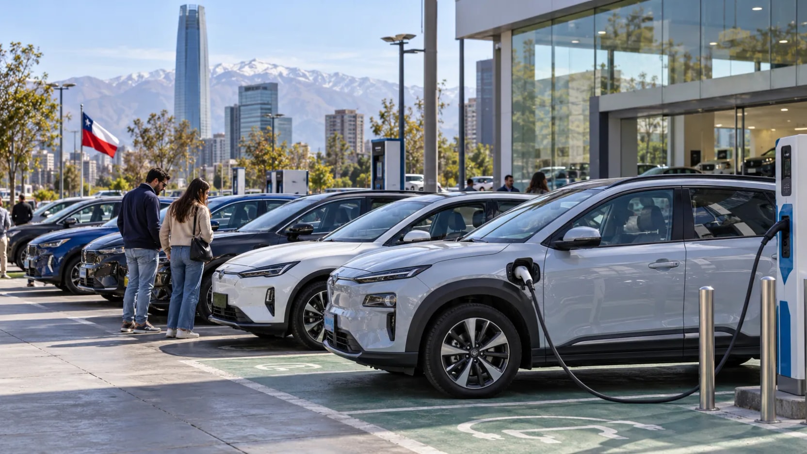 Ventas de autos eléctricos e híbridos enchufables crecen 144,6% en Chile y alcanzan récord impulsadas por alza de combustibles