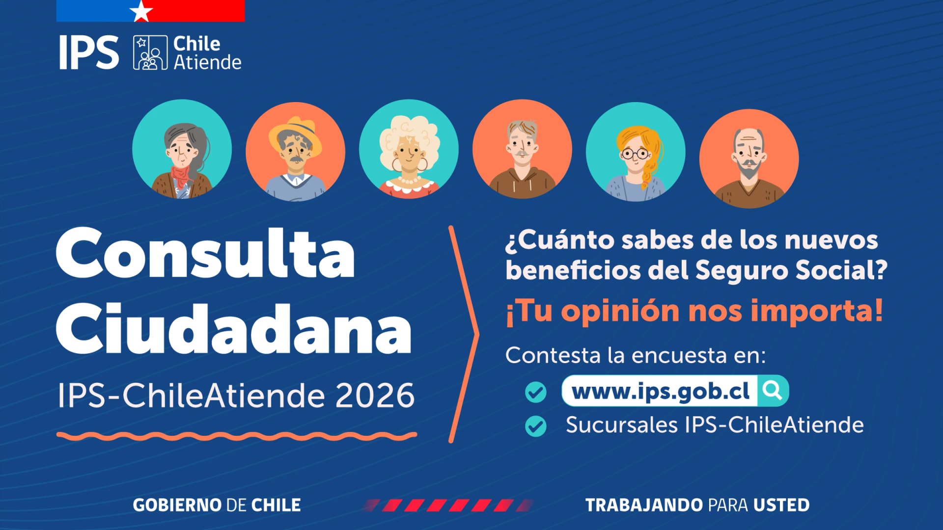 Consulta Ciudadana IPS 2026: queremos saber cuánto sabes de los nuevos beneficios del Seguro Social