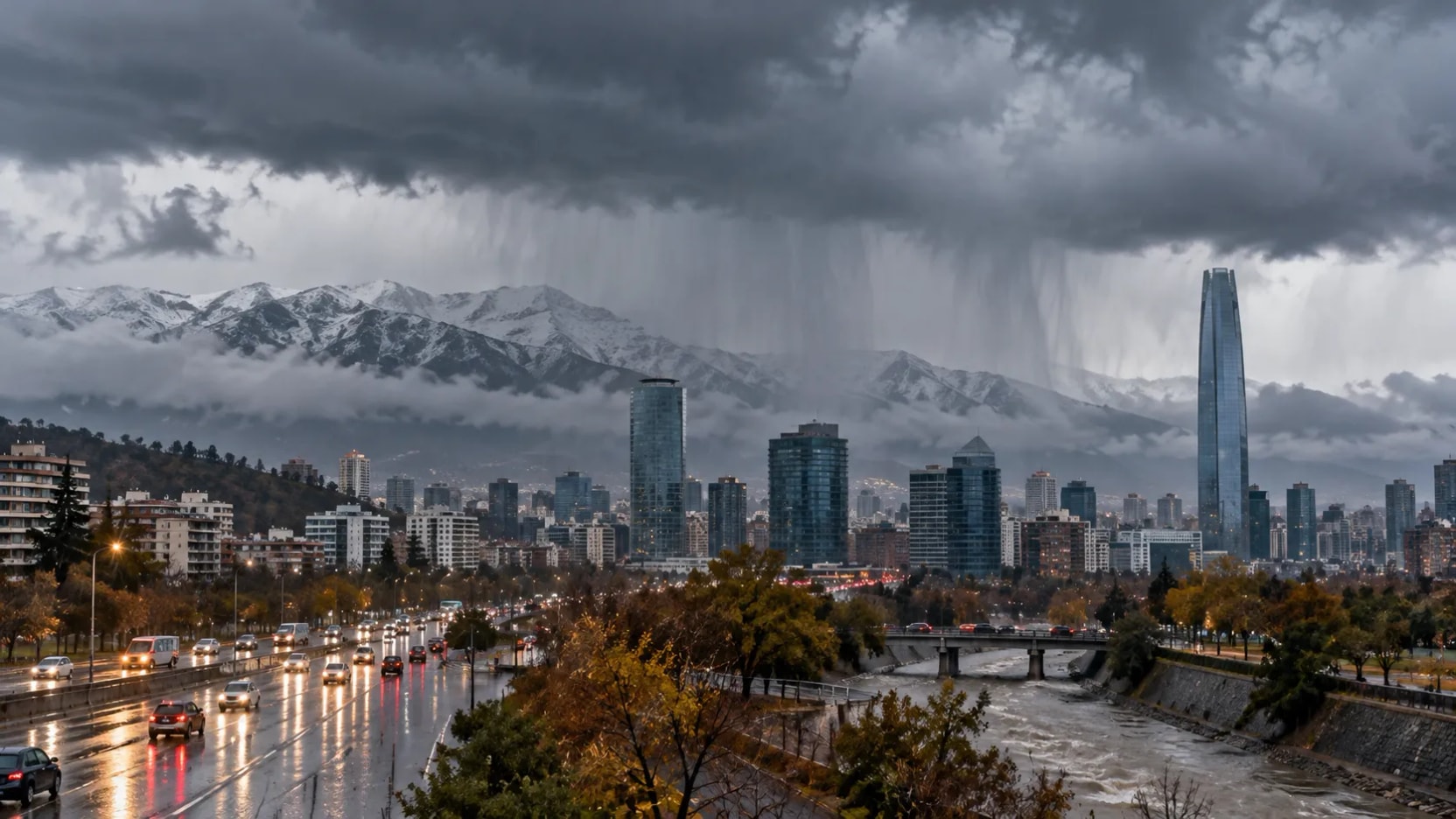 Lluvias, tormentas eléctricas y granizos regresan a Santiago: este sábado 31 será el día más intenso en la Región Metropolitana
