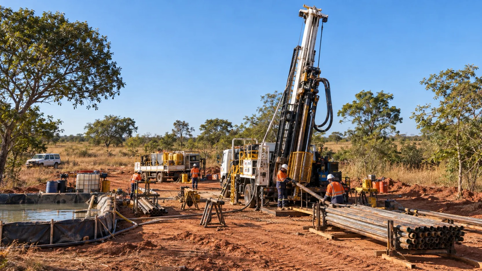 Zambia: Tertiary Minerals moviliza equipos para perforar 1.000 metros en Mushima North y buscar cobre, plata y zinc en profundidad