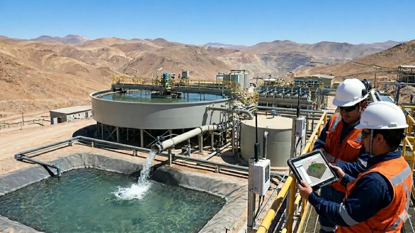 Innovaciones chilenas impulsan una minería más eficiente y resiliente en el uso del agua