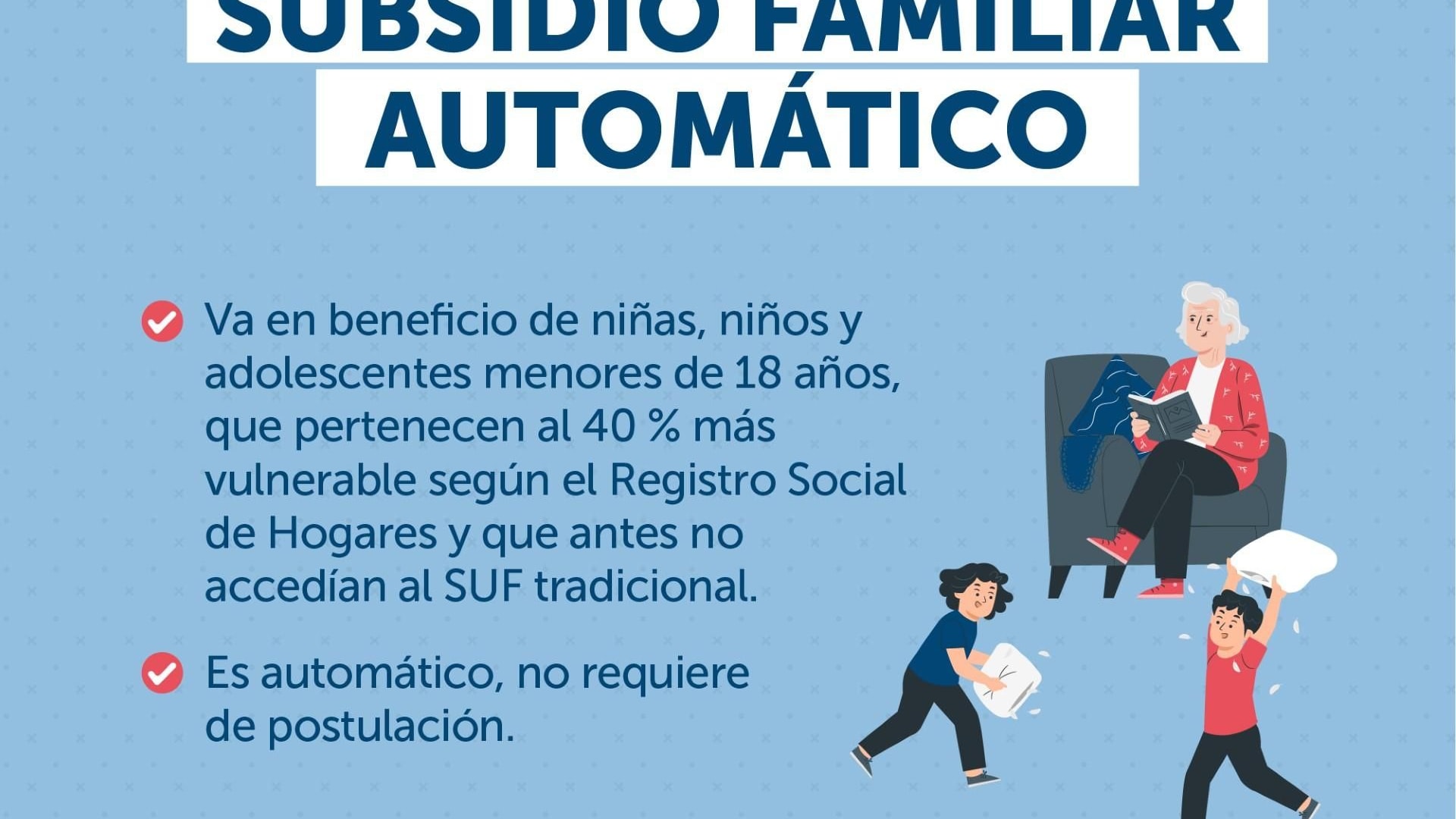 Subsidio Familiar Automático paga hasta $45.202 por carga: estos son los requisitos para recibirlo