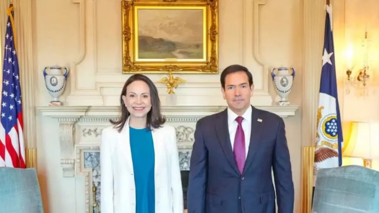 La reunión entre María Corina Machado y el secretario de Estado de EE.UU. Marco Rubio