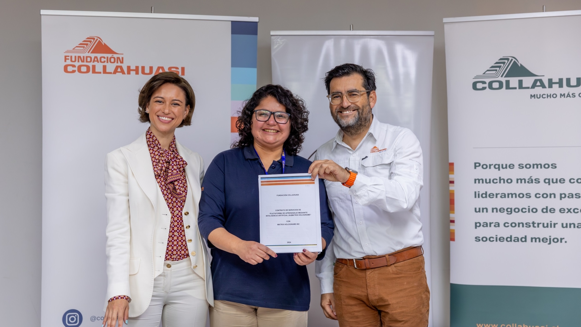 Liceos coadministrados por Fundación Collahuasi serán pioneros en implementar tecnología IA a nivel mundial