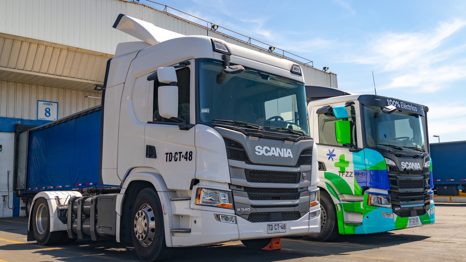 Llega el primer camión eléctrico de Scania para continuar la transformación del transporte en Chile