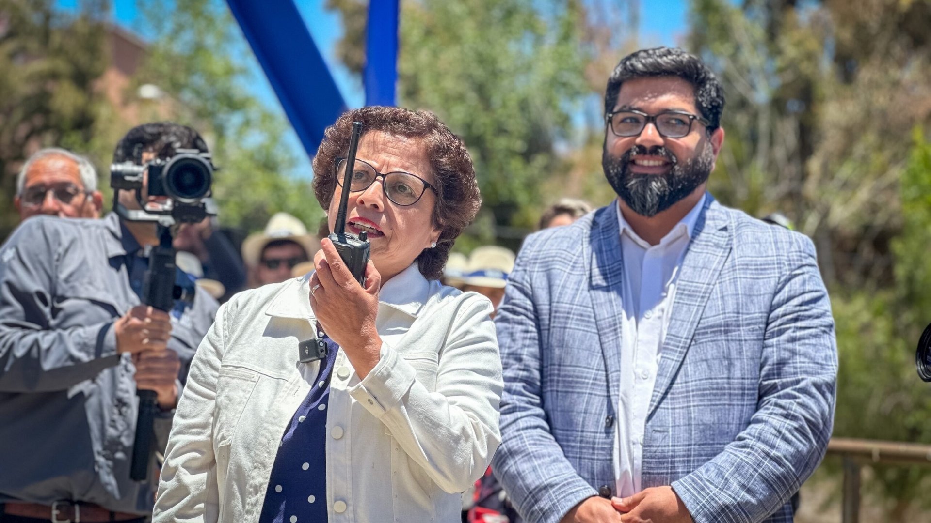 Ministra Aurora Williams comanda inicio de obras de retiro de relave minero del centro de Andacollo