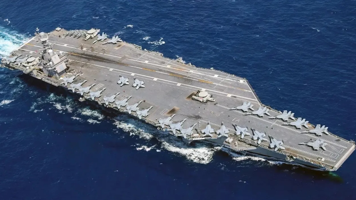 Portaviones USS Gerald Ford: incendio deja dos marineros heridos en plena tensión militar en Medio Oriente