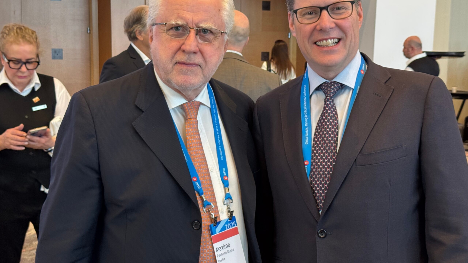 Presidentes de Codelco y Anglo American coinciden en conferencia internacional en Miami y celebran el MoU entre Andina y Los Bronces