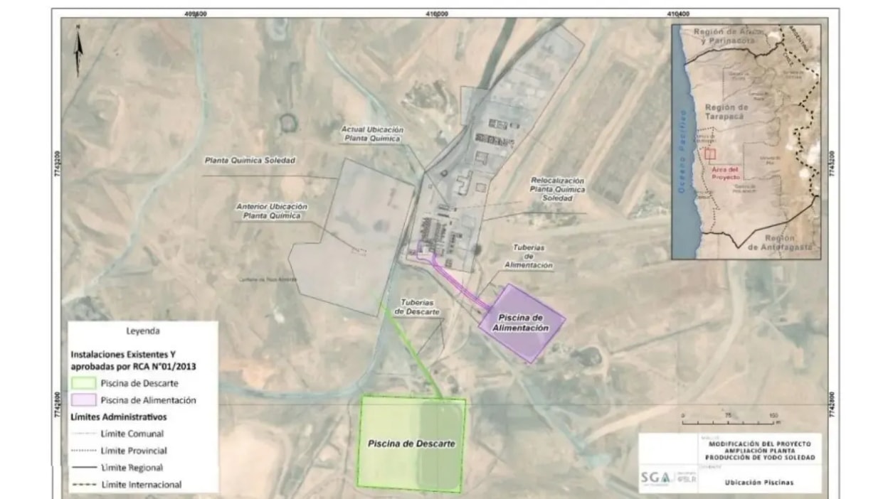Proyecto de yodo en Tarapacá ingresa al SEIA para regularizar modificaciones operativas