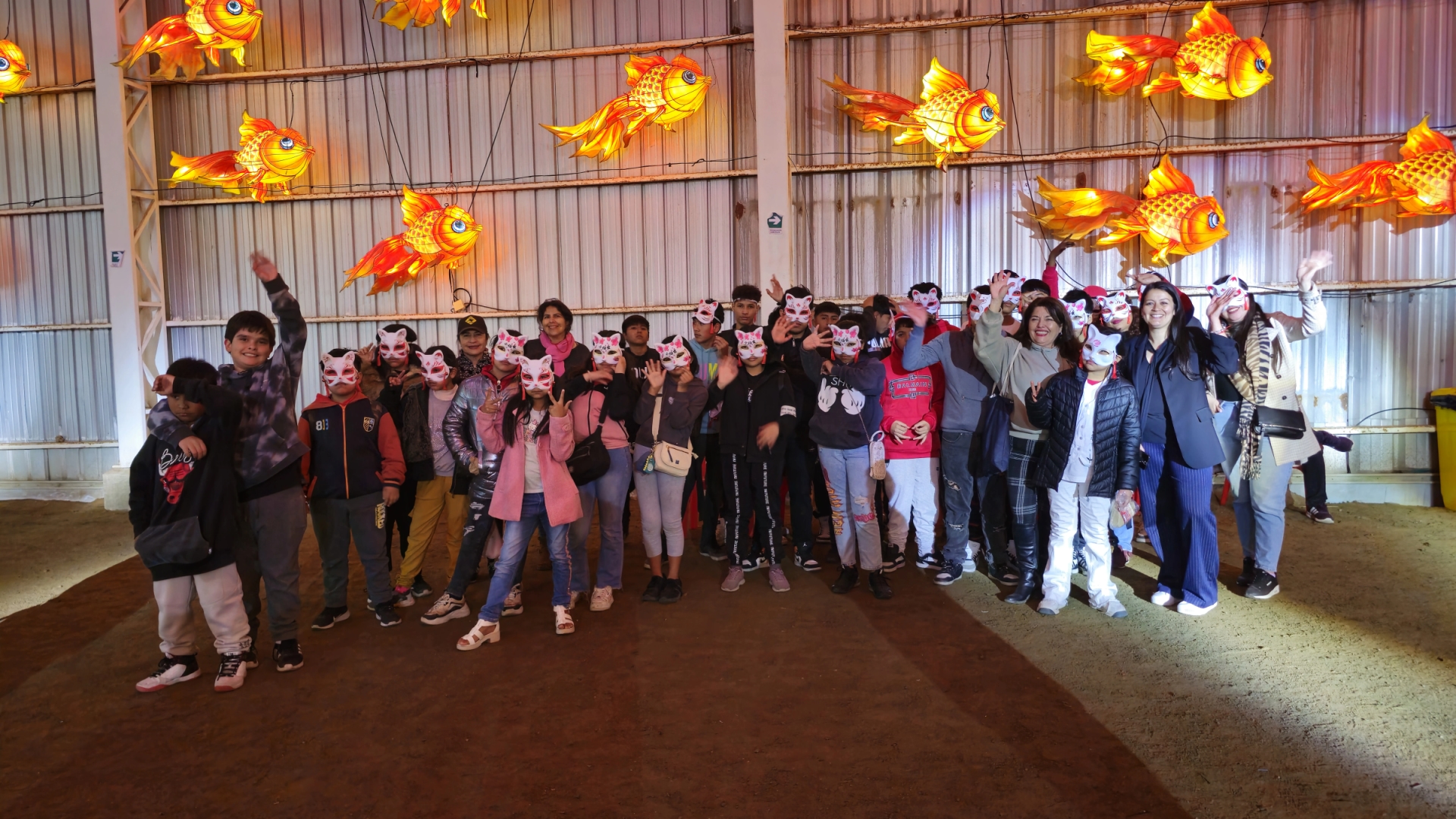 Recinto EXPONOR-AIA se ilumina con solidaridad: gracias a empresas socias 300 niños disfrutaron de Tianfu