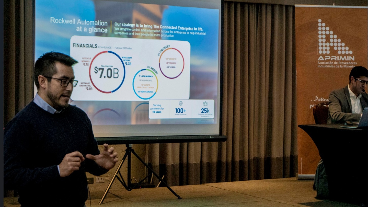 Rockwell Automation da a conocer su innovadora apuesta de soluciones evolutivas con foco en la digitalización minera en “Networking Aprimin”