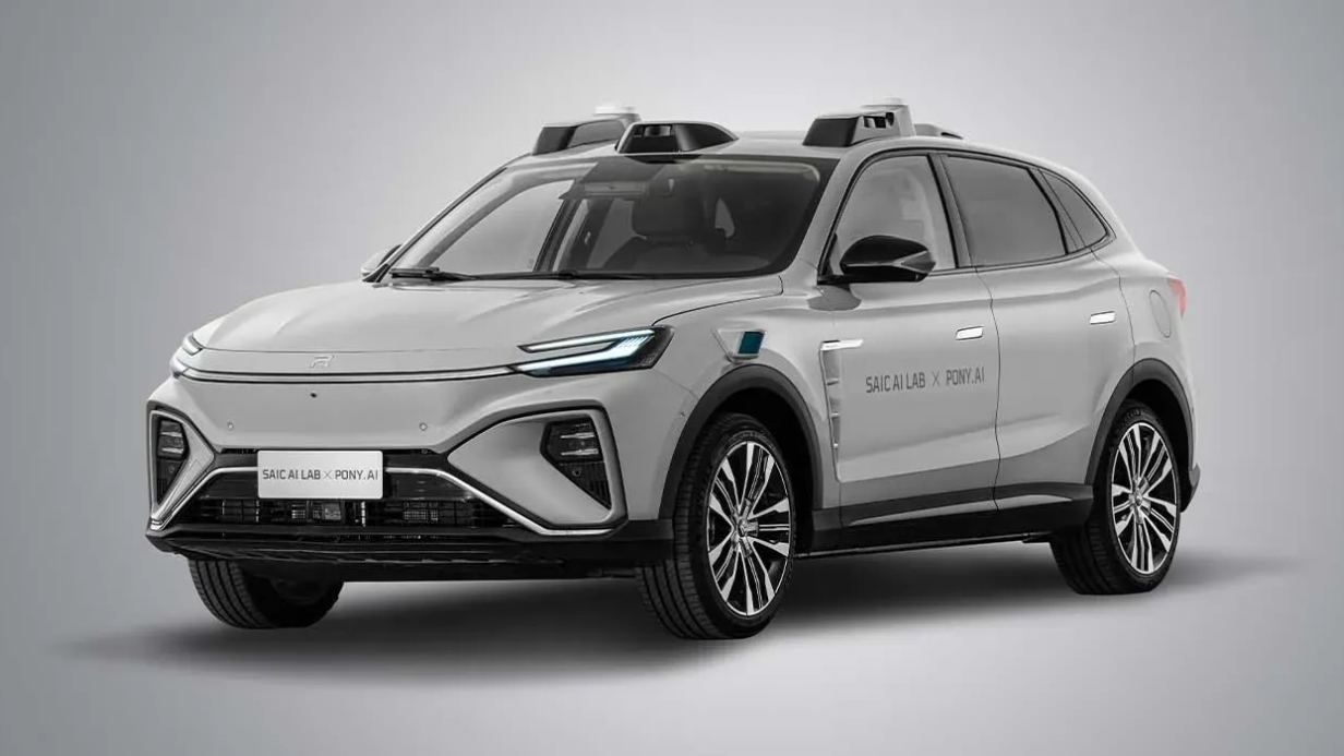 SAIC y Pony.ai desarrollarán conjuntamente un robotaxis autónomo de nivel 4 con volante plegable