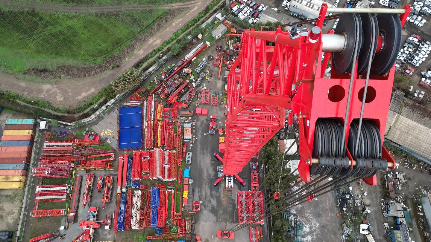 SANY estrena su grúa más potente y capaz en Chile de la mano de Burger