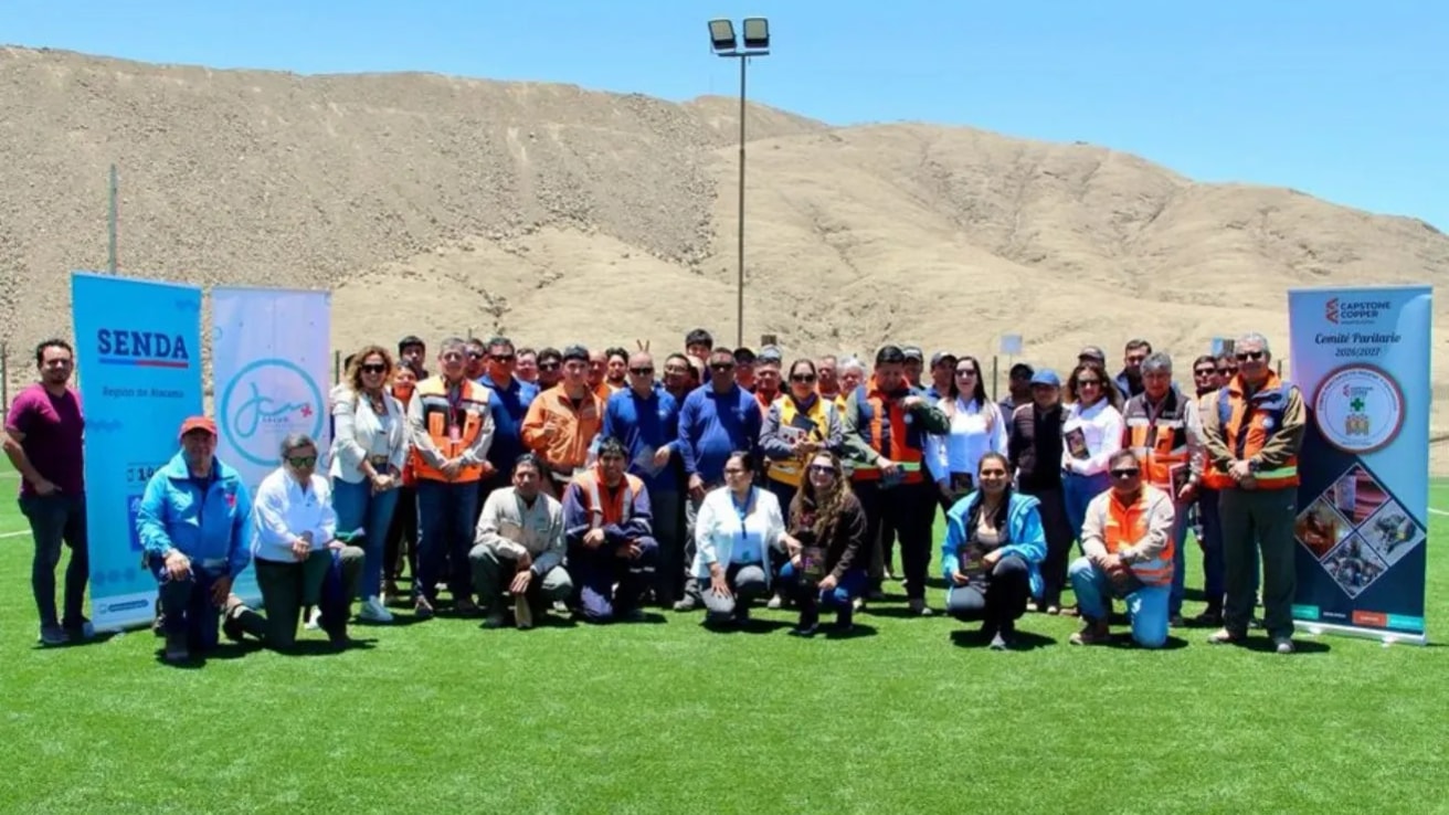 SENDA Atacama realiza taller preventivo en mina Mantoverde