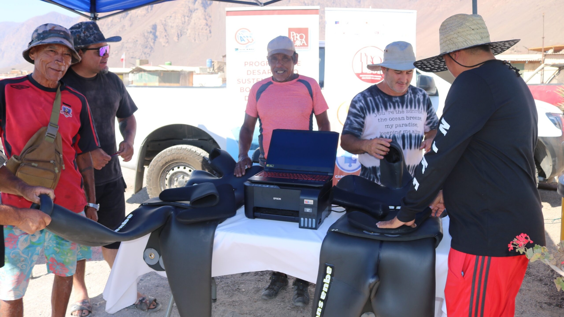 Sindicato Indígena de Tocopilla recibe un bote e implementaciones para su trabajo