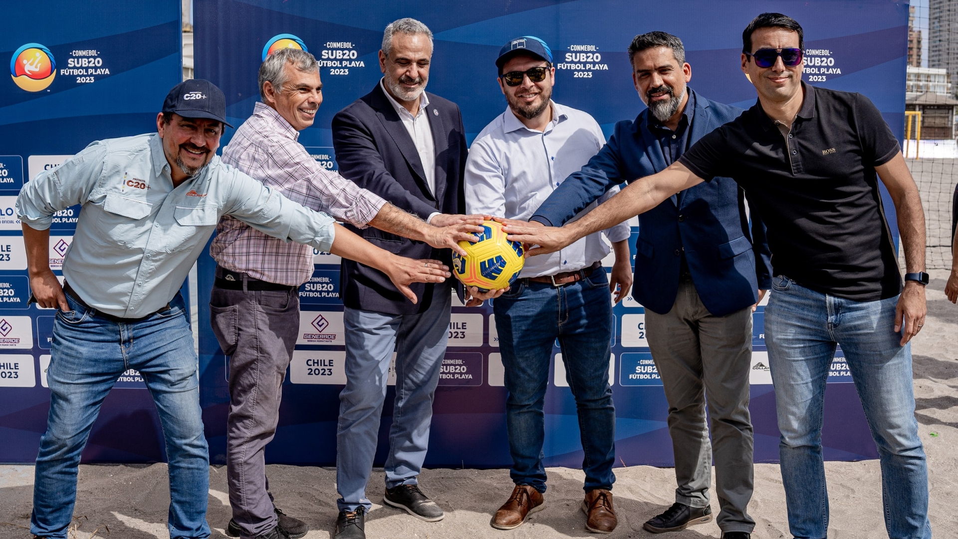 Todo listo para iniciar la fiesta del deporte Copa Conmebol Sub20 Fútbol Playa en Iquique