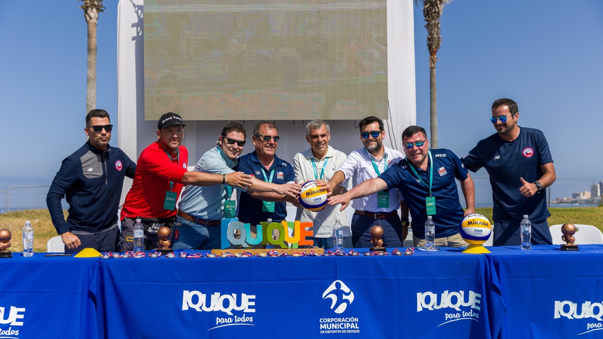 Voleibol playa se toma el Estadio Arena Cavancha y recibirá a los primos Grimalt por primera vez en Iquique