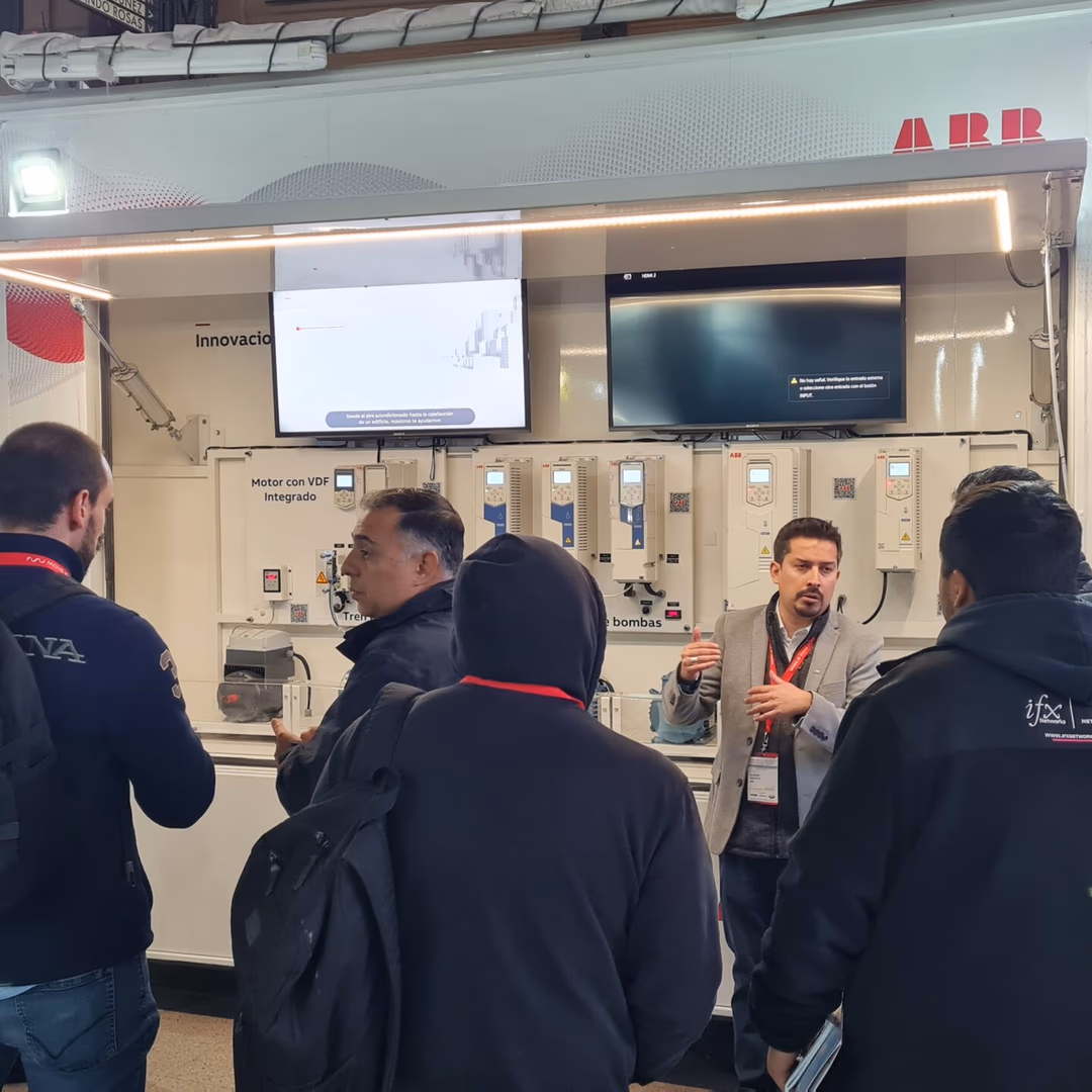 ABB en Chile exhibe motores eléctricos y variadores de frecuencia para maximizar la eficiencia energética
