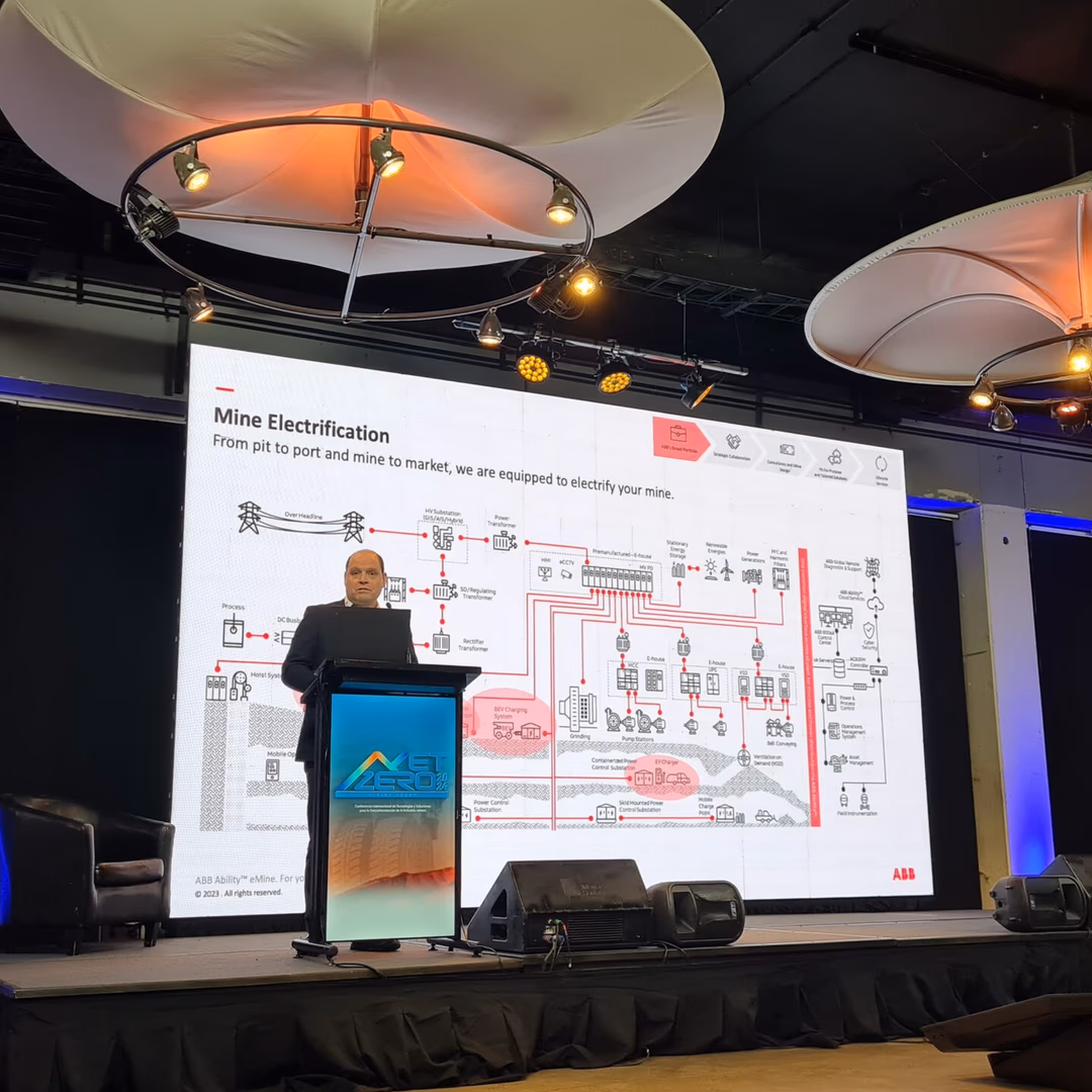 Destacan soluciones del portafolio ABB eMine™ en Net Zero Mining Forum 2024