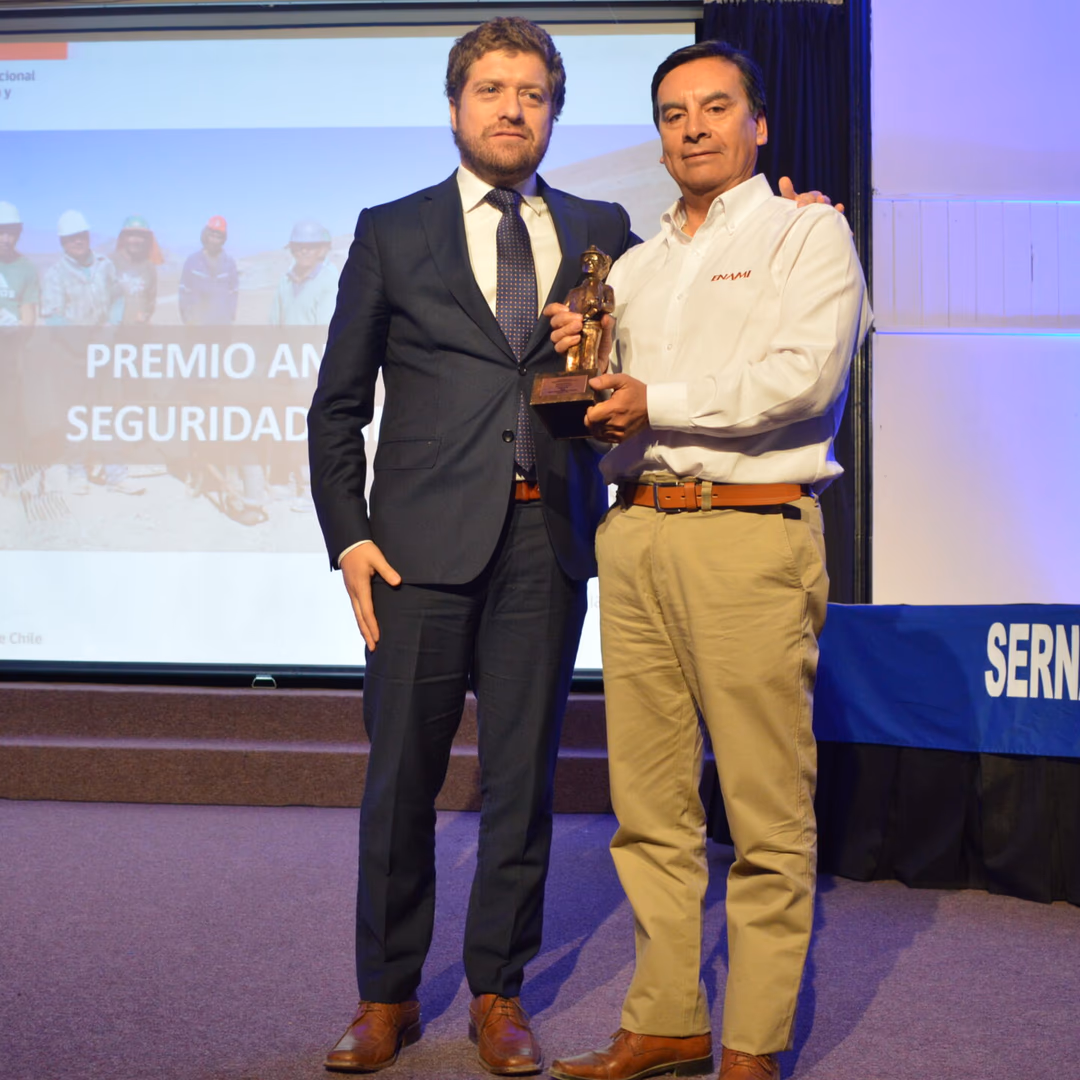 ENAMI recibe premio anual de Seguridad Minera