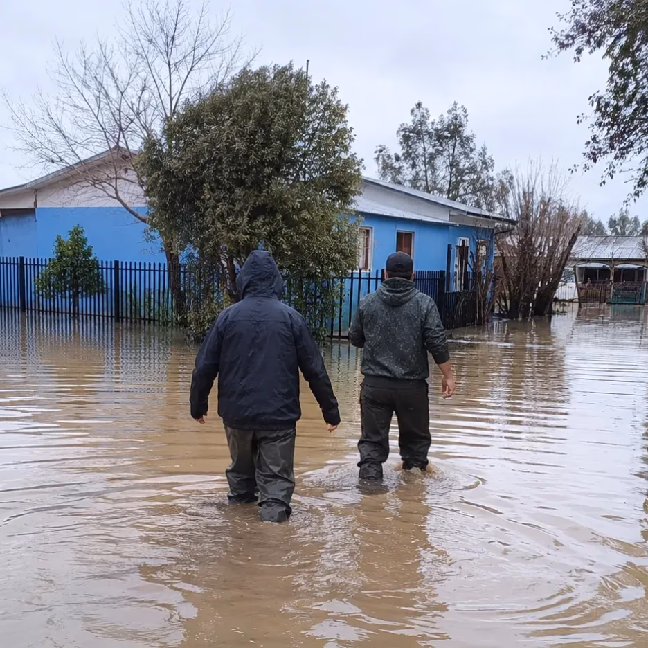 Sistema frontal deja 73 albergados y 121 aislados: Maule y Ñuble concentran las mayores emergencias
