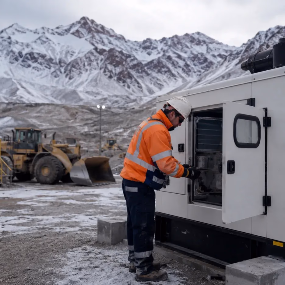 Faenas mineras refuerzan calefacción y respaldo eléctrico ante temporales en la cordillera