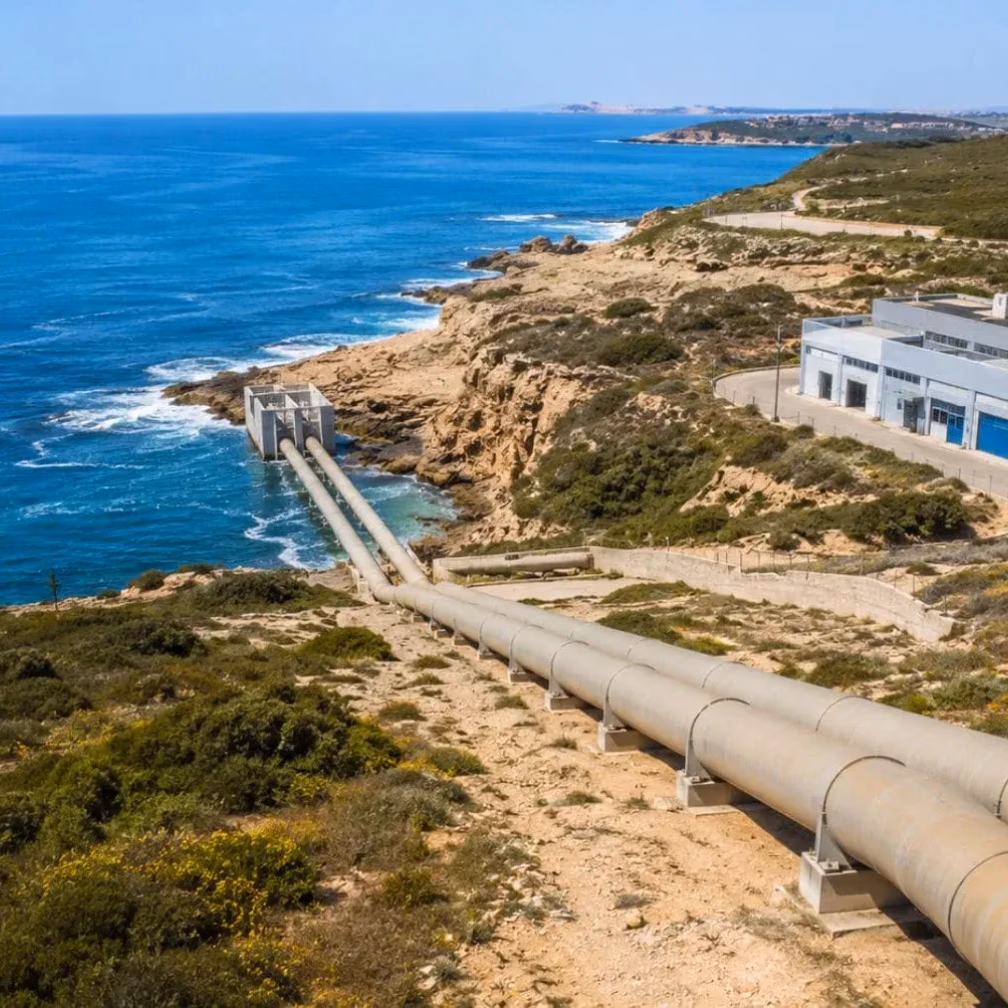 Portugal avanza en desalinización con dos tuberías submarinas que producirán 43 millones de litros diarios