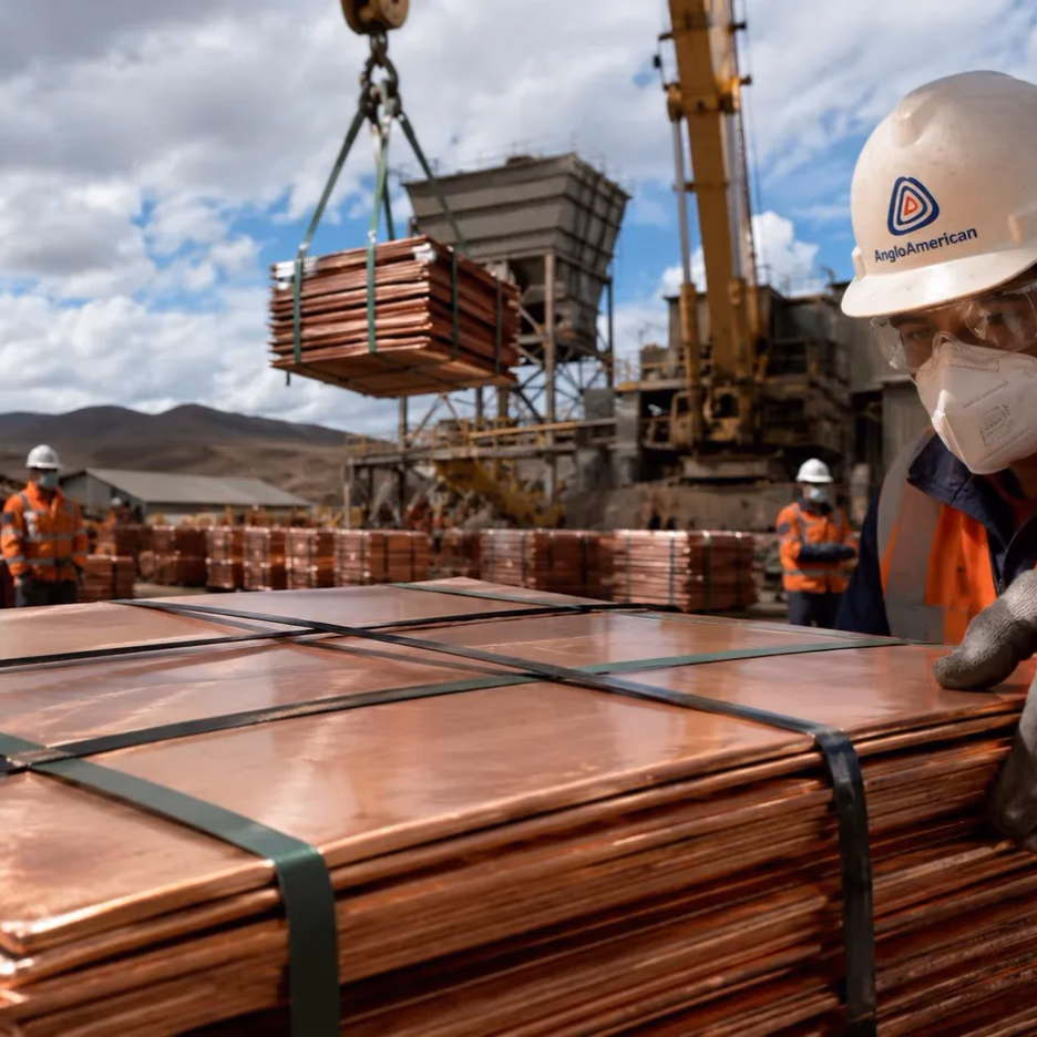 Anglo American certifica producción responsable y trazabilidad del cobre en Chile y Perú