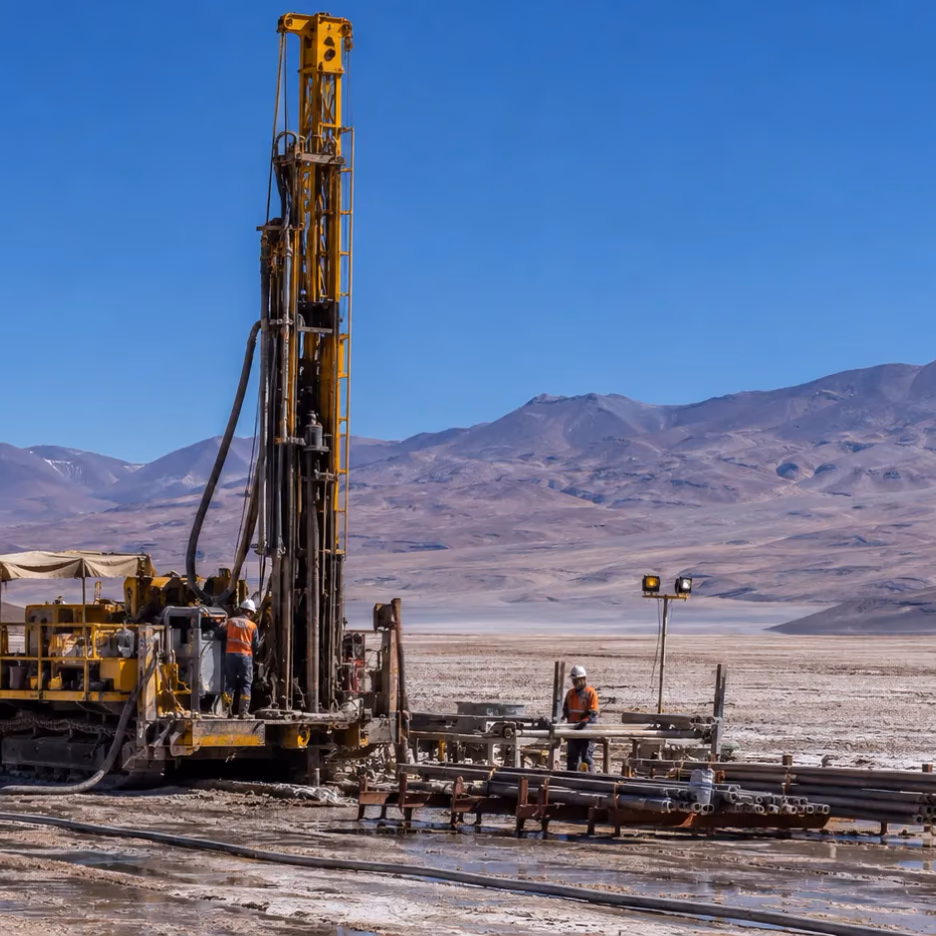NOA Lithium confirma concentración de 651 mg/L de litio en pozo de 404 metros en proyecto Río Grande de Argentina