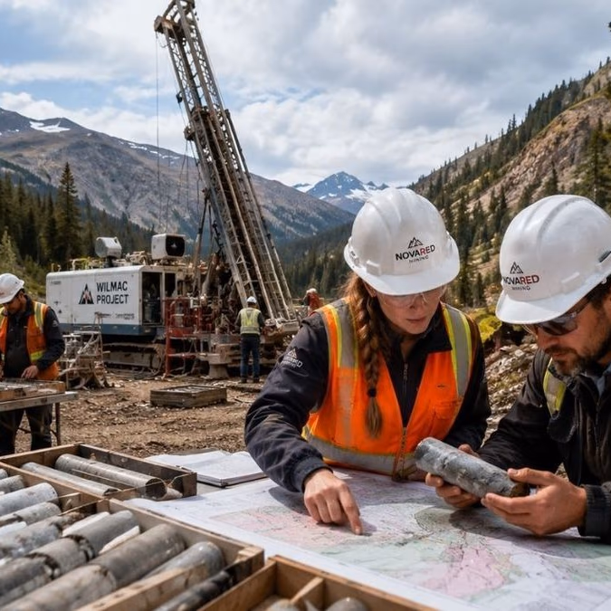 NovaRed identifica gran anomalía magnética asociada a un sistema intrusivo de cobre y oro en Canadá