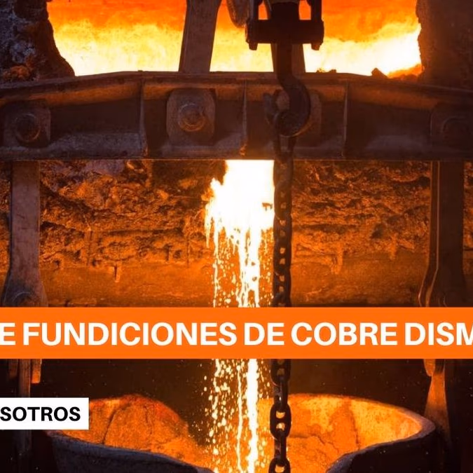 Actividad mundial de fundición de cobre desacelera en junio, pese a fortaleza de China