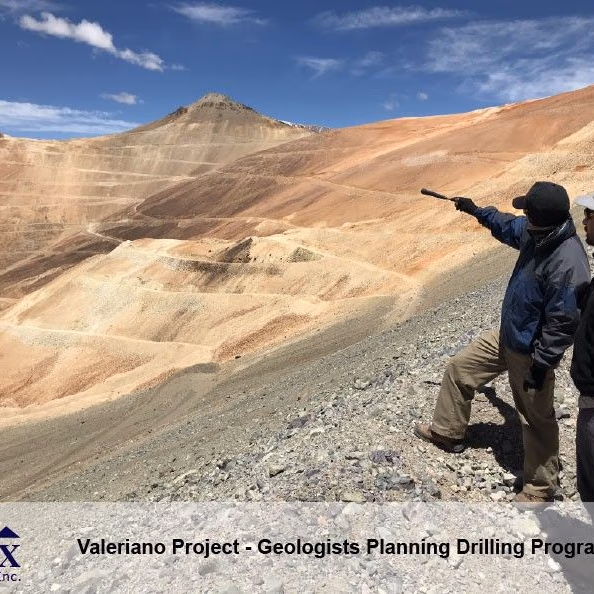 ATEX completa el programa de perforación Valeriano Fase II