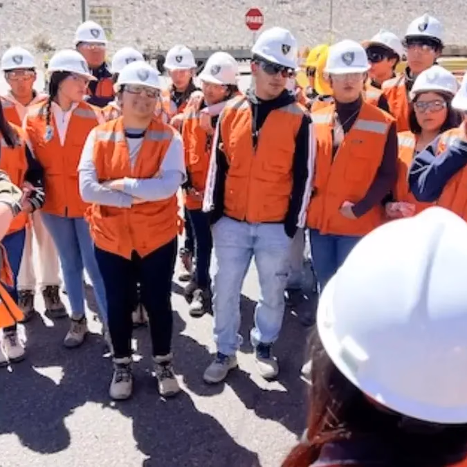 Estudiantes de Don Bosco visitan El Abra para conocer la minería desde adentro