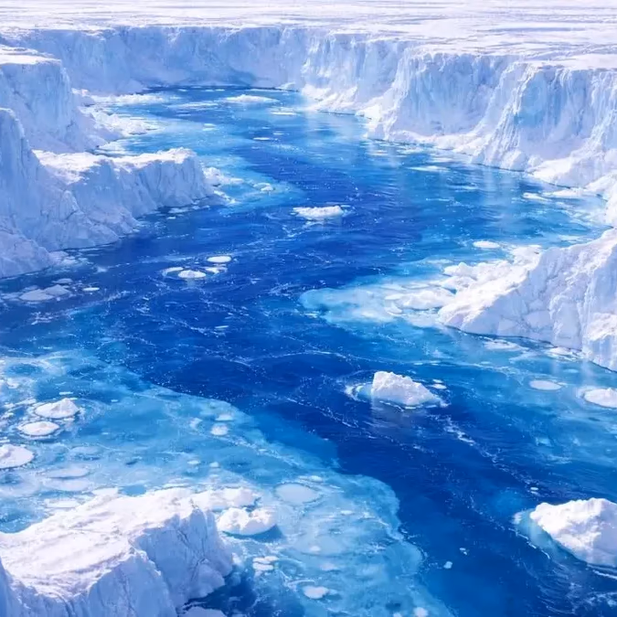 Glaciar 79°N de Groenlandia: 7 drenajes en 28 años y las fracturas triangulares que están reescribiendo su dinámica