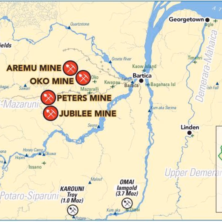 (Guayana) G2 Goldfields ofrece actualización de exploración de Oko