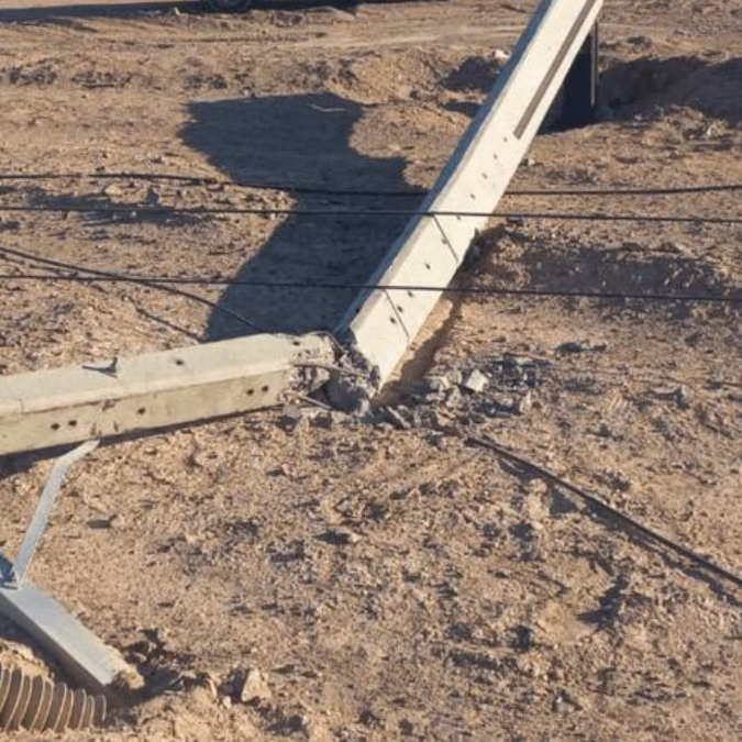 Roban tres kilómetros de cable en Combarbalá: la luz volvió en minutos, pero la reparación tardaría días