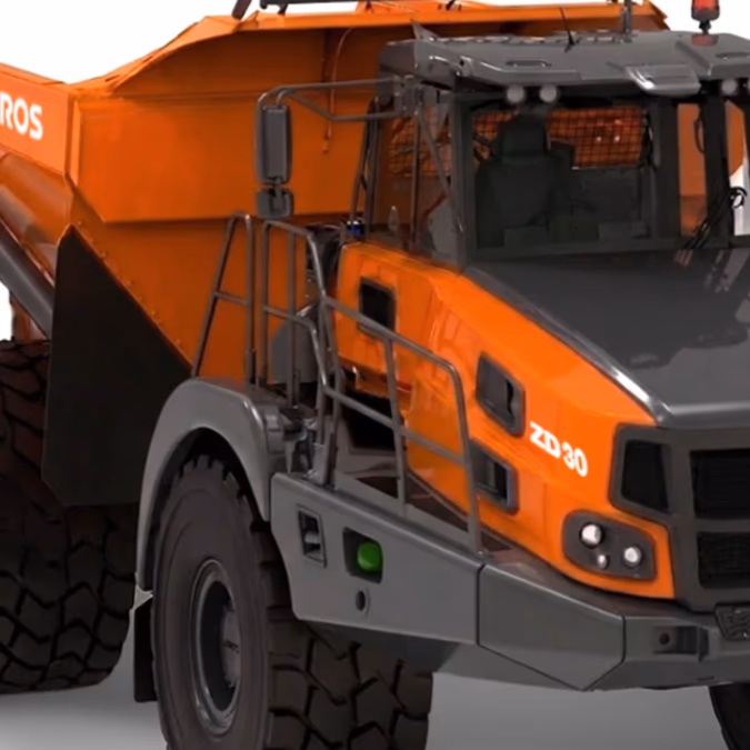 Hitachi prepara camiones gigantes con un sistema que detiene la tolva ante riesgo de volcamiento