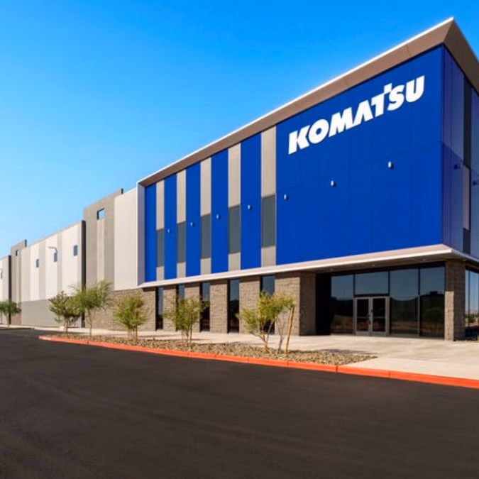 Komatsu abrirá un nuevo centro de distribución en Mesa, Arizona