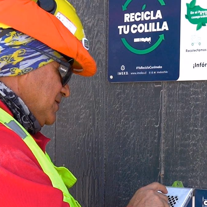Proyecto C20+ de Collahuasi desarrolla innovadora campaña medioambiental para reutilizar colillas de cigarro